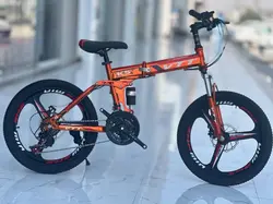 دوچرخه تاشو سایز ۲۰ اسپرت وی تی تی رنگ شیشه ای جدید