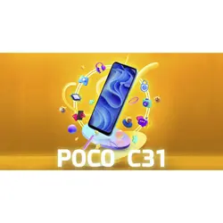 گوشی موبایل شیائومی مدل POCO C31 211033MI دو سیم‌ کارت ظرفیت 64 گیگابایت و رم 4 گیگابایت