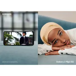 گوشی موبایل سامسونگ مدل Galaxy Z Flip3 5G ظرفیت 128 گیگابایت و رم 8 گیگابایت