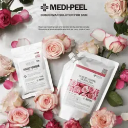 ماسک گل رز لاتکسی ۲ فاز عصاره گل رز کره ای MEDI-PEEL
