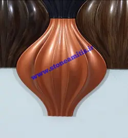 سنگ مصنوعی طرح کوزه ابعاد 18*20 سانتیمتر کد A112