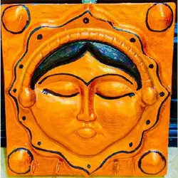 جاکلیدی بتنی مدل خورشید ابعاد 20*20 سانتیمتر کد AC119