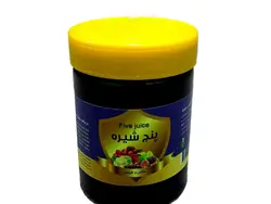 پنج  شیره طبیعی انگور انجیر خرما  توت و سیب   500 گرمی