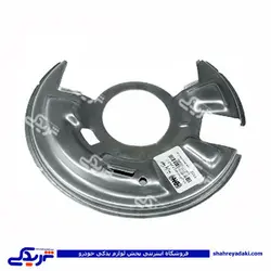 پراید صفحه پشت ( گردگیر ) طبق چرخ جلو فلزی راست 9000570491 (خرید عمده تکی)