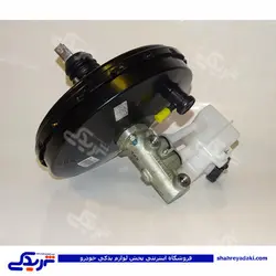 پژو بوستر ترمز سمند 10 اینچ ABS با پمپ دنا آذین 9000562064 (خرید عمده تکی)