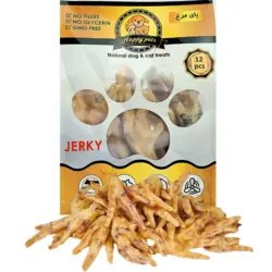 تشویقی سگ و گربه هپی پتز پای مرغ ۶ عددی