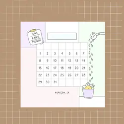 تقویم بدون تاریخ گلدونک