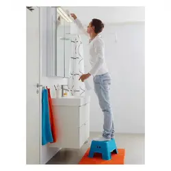 چهارپایه کودک ایکیا رنگ آبی BOLMEN