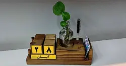 هدیه تبلیغاتی چوبی تقویم دار | هدایای تبلیغاتی+فلش تبلیغاتی(بهترین قیمت و کیفیت) زمستان 1401