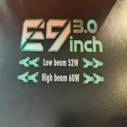 لنز لیزری 3اینچ E9.va hid