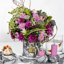 جعبه گل سیمانی هفت‌ سین نوروز - VIP shop