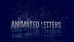 Videohive Animated Letters - Water Splash Package 7255789