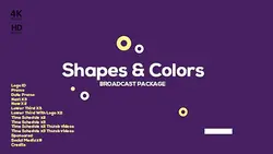 Videohive Shapes and Colors Broadcast Package 19649419