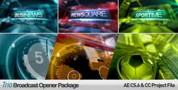 Videohive Trio Broadcast Openers Package 7521948