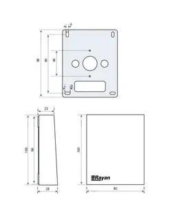 سنسور دما و رطوبت اتاقی رایان مدل HRM-320P