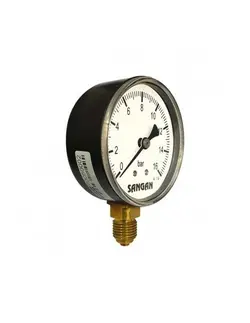 مانومتر سنگان صنعت تمام برنجی عمودی صفحه 6 سانت مدل PG1/A
