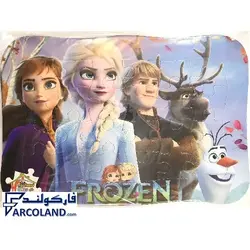 پازل مقوایی بزرگ وایت بردی 24 تیکه طرح دخترانه کد 9908 - فروشگاه اینترنتی فارکولند