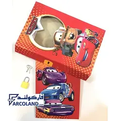 دفتر خاطرات قفل دار طرح پسرانه کد 6529 - فروشگاه اینترنتی فارکولند