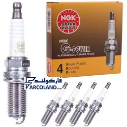 شمع موتور خودرو ان جی کا NGK مدل LFR5AGP اصل ژاپن | بسته 4 عددی | جی پاور G-Power - فروشگاه اینترنتی فارکولند