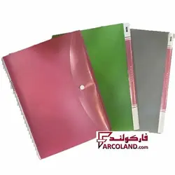 دفتر کلاسوری طلقی جیبدار 100 برگ فارکولند - فروشگاه اینترنتی فارکولند