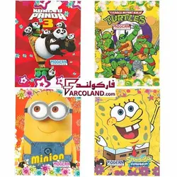 دفتر شطرنجی ته دوخت 30 برگ جلد گلاسه خانه ریز پسرانه | 0.5 سانتی متر - فروشگاه اینترنتی فارکولند