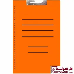 پوشه مقوایی گلاسه آویز دوار رنگ نارنجی - فروشگاه اینترنتی فارکولند