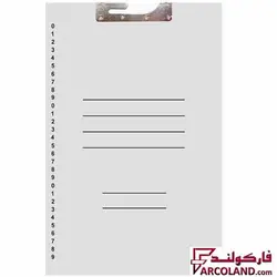 پوشه مقوایی گلاسه آویز دوار رنگ سفید - فروشگاه اینترنتی فارکولند