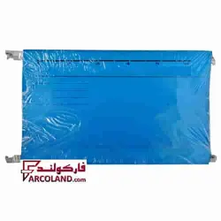 پوشه آویز مقوایی گلاسه همراه با سیخ فلزی رنگ آبی بسته 10 عددی - فروشگاه اینترنتی فارکولند