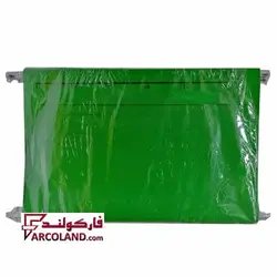پوشه آویز مقوایی گلاسه همراه با سیخ فلزی رنگ سبز بسته 10 عددی - فروشگاه اینترنتی فارکولند