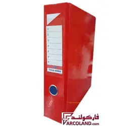 زونکن قرمز سایز A4 سلفونی 7.5 سانتی متر - فروشگاه اینترنتی فارکولند