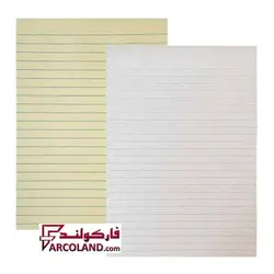 کاغذ یادداشت A5 چسب دار مدل خط دار سایز 220 × 160 میلی متر بسته 100 برگی | استیک نوت - فروشگاه اینترنتی فارکولند