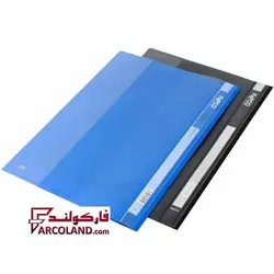 پوشه پلاستیکی جیبدار پاپکو همراه با گیره مدل A4-109 سایز A4 - فروشگاه اینترنتی فارکولند