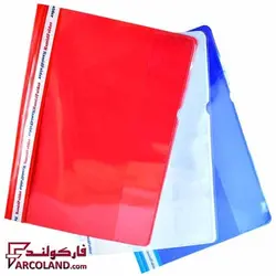 پوشه پلاستیکی همراه با گیره سایز A4 - فروشگاه اینترنتی فارکولند