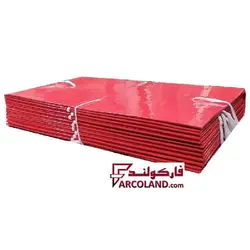 زونکن بند دار بایگانی قرمز بسته 10 عددی | پوشه (کارتن) بنددار - فروشگاه اینترنتی فارکولند