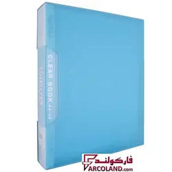 کلیر بوک 80 برگ پاپکو قاب دار مدل شفاف کد A4-80T - فروشگاه اینترنتی فارکولند