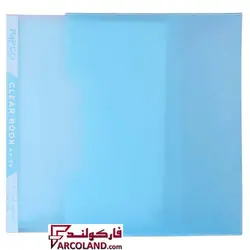 کلیر بوک 80 برگ پاپکو قاب دار مدل شفاف کد A4-80T - فروشگاه اینترنتی فارکولند