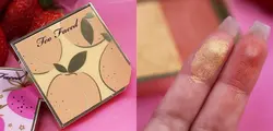 پالت دوتایی رژگونه و هایلایتر توفیسد رنگ apricot in the act