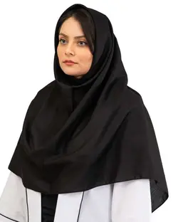 مقنعه زنانه نخی قد 100 مشکی فشن