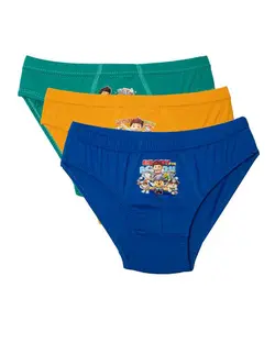 شورت پسرانه نخی آراد Arad بسته 3 عددی طرح سگ های نگهبان کد 9