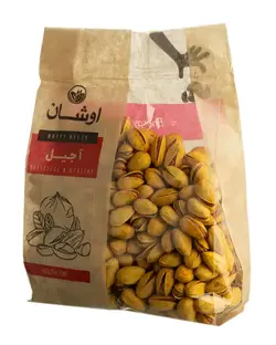 پسته شور اکبری زعفرانی 500 گرمی اوشان Oshan