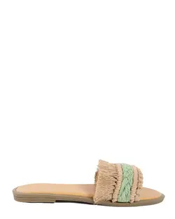 صندل زنانه مکرومه کرم سورا