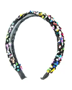 تل مو چند رنگ طرح پولک دوزی دلربا