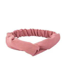 هدبند زنانه وال نخی صورتی چرک دلربا