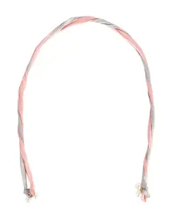 موبند زنانه میله ای طوسی صورتی اس ام SM بسته دو عددی