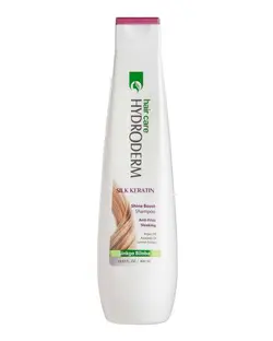 شامپو براق کننده هیدرودرم Hydroderm حاوی ابریشم و کراتین 400ml