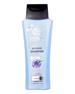 شامپو مغذی روزانه دیلمون Dilmon حاوی عصاره آلوئه ورا و روغن جوانه گندم 250ml