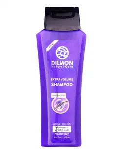 شامپو حجم دهنده دیلمون Dilmon حاوی عصاره لیمو ترش و آویشن مناسب مو چرب و نازک 250ml