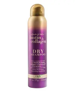شامپو خشک او جی ایکس Ogx مدل Biotin And Collagen حاوی بیوتین و کلاژن