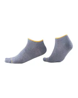 جوراب مردانه مچی نخ کتان طوسی زرد جوپا Joopa