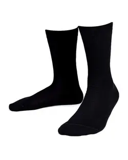 جوراب مردانه ساقدار نخ کتان مشکی جوپا Joopa